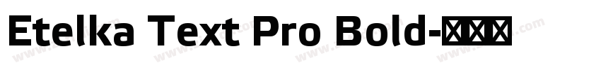 Etelka Text Pro Bold字体转换